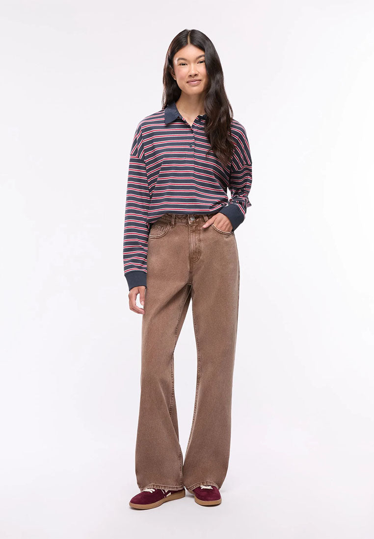 Women's Coloured Wide Leg Jeans