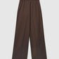 Women's Wide leg mélange-effect trousers
