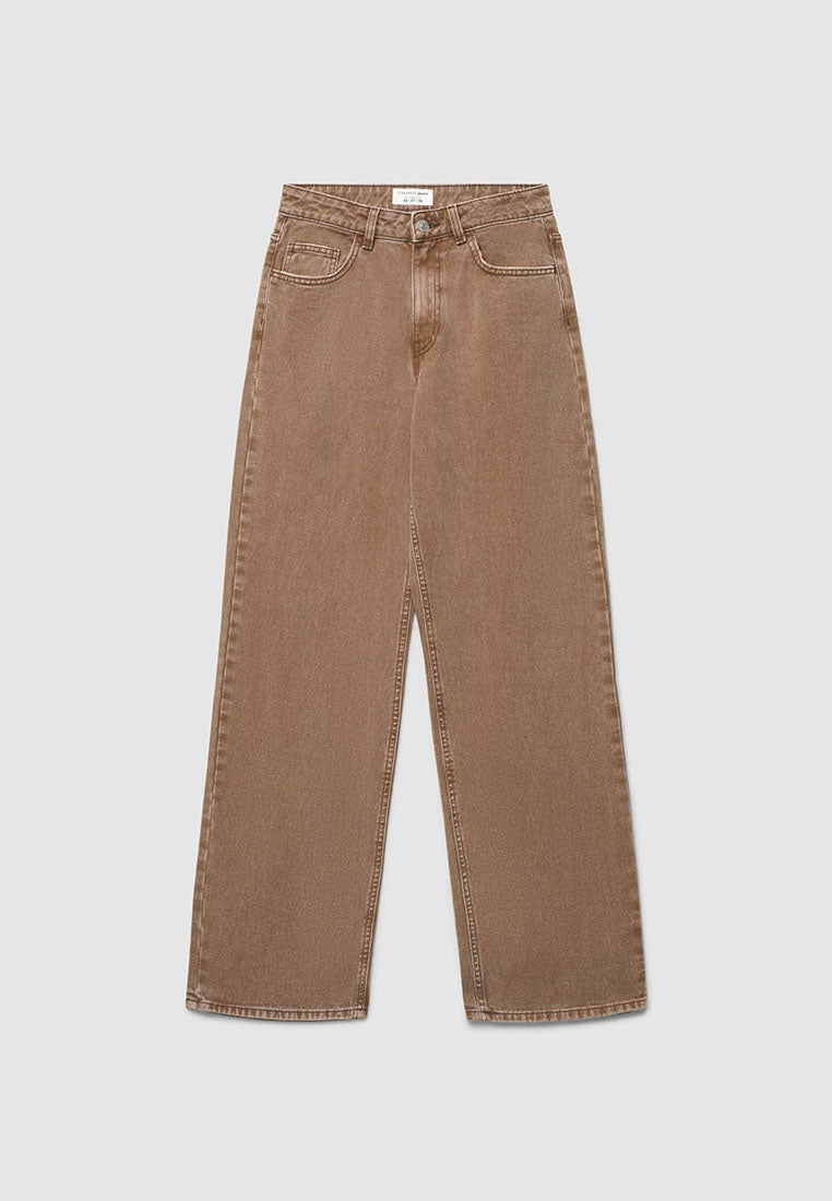 Women's Coloured Wide Leg Jeans