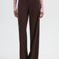 Women's Wide leg mélange-effect trousers