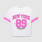 Kids Girls Short-sleeved T-shirt