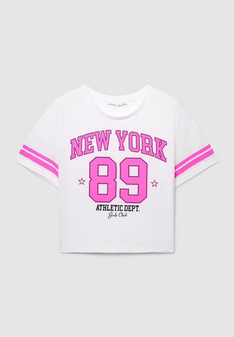 Kids Girls Short-sleeved T-shirt