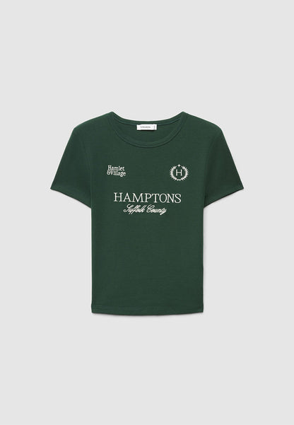 Women's Hamptons Graphic Ribbed Tee
