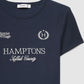 Women's Hamptons Graphic Ribbed Tee