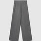 Women's Wide leg mélange-effect trousers