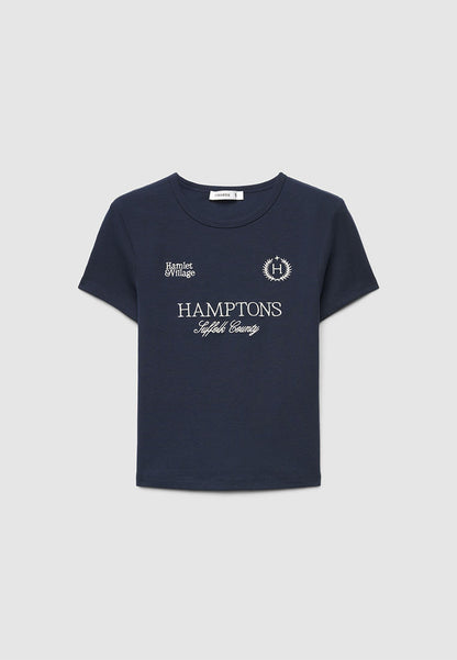 Women's Hamptons Graphic Ribbed Tee