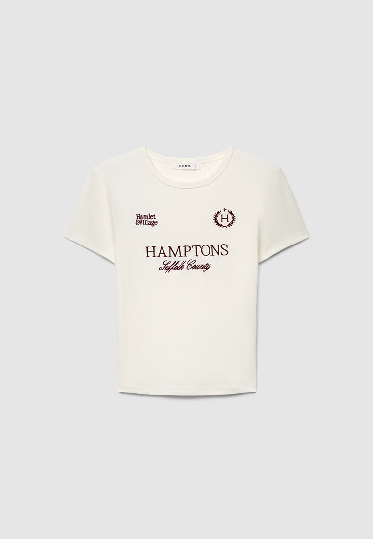 Women's Hamptons Graphic Ribbed Tee
