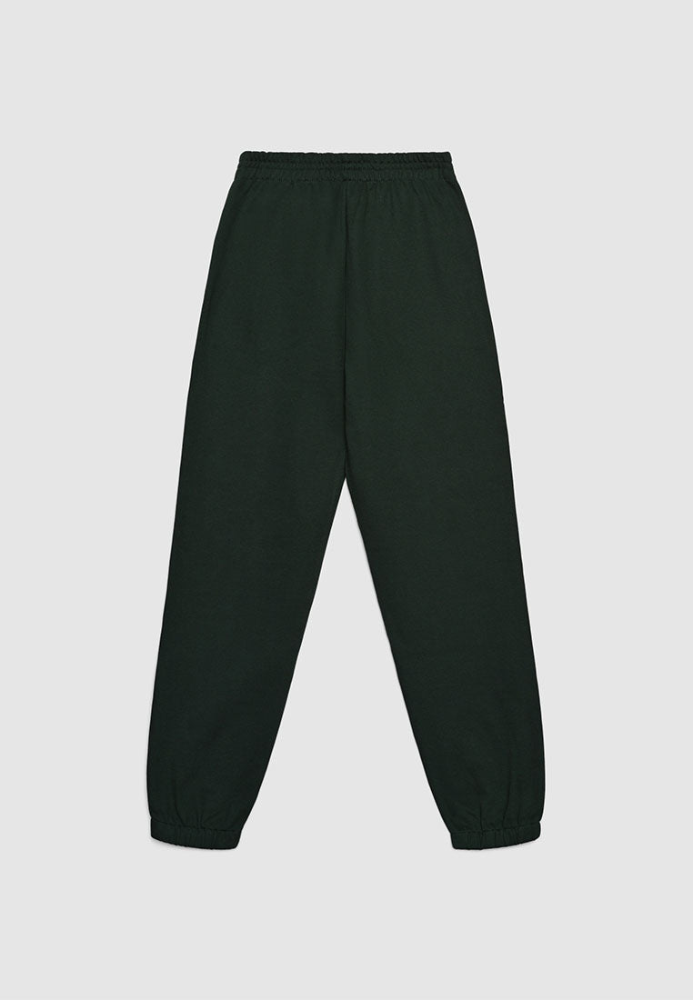 Women's Cuffed Elastic Waist Jogger Pants