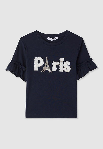 Kids Girls Short-sleeved T-shirt