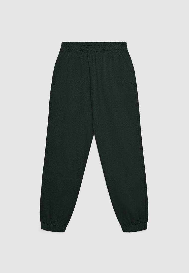 Women's Cuffed Elastic Waist Jogger Pants