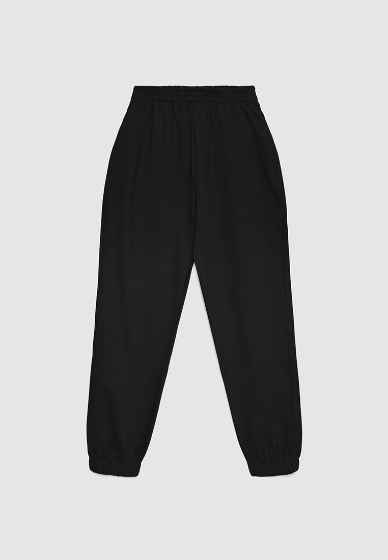 Women's Cuffed Elastic Waist Jogger Pants