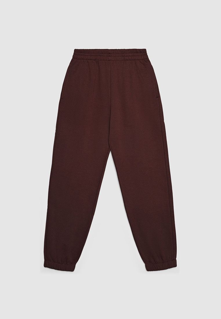 Women's Cuffed Elastic Waist Jogger Pants