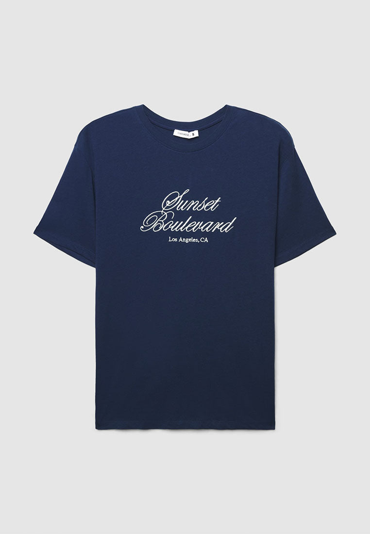 Women's Sunset Print T-shirt