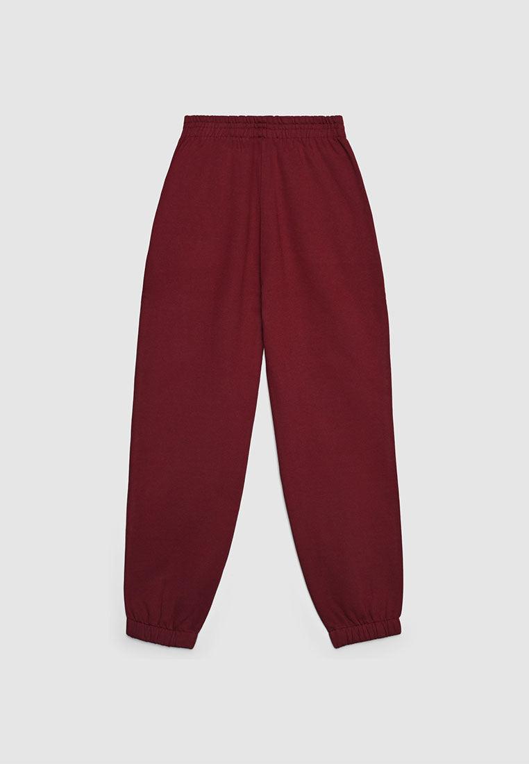 Women's Cuffed Elastic Waist Jogger Pants