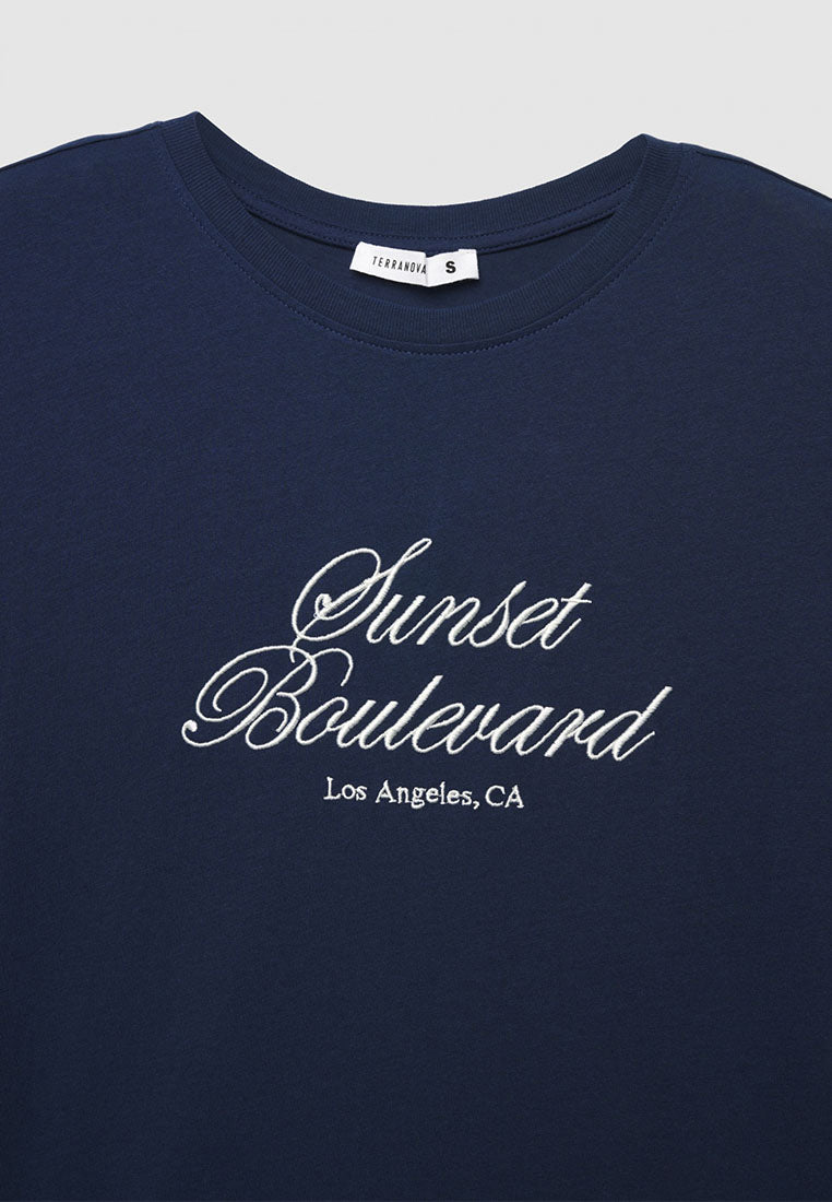 Women's Sunset Print T-shirt