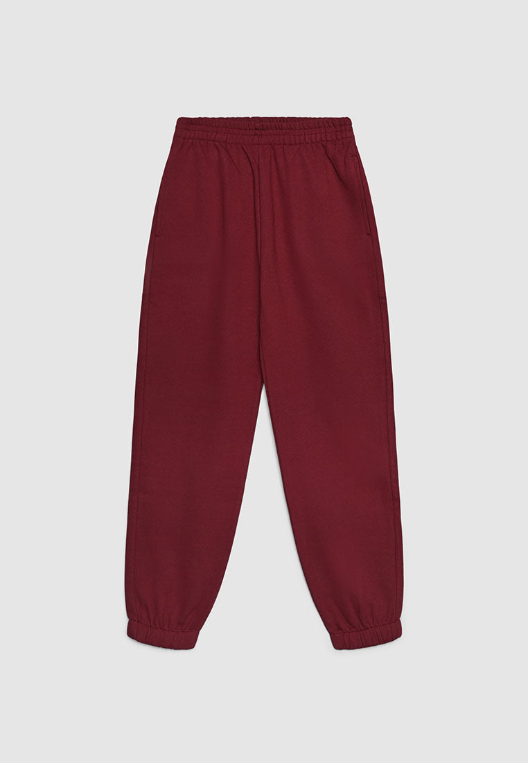 Women's Cuffed Elastic Waist Jogger Pants