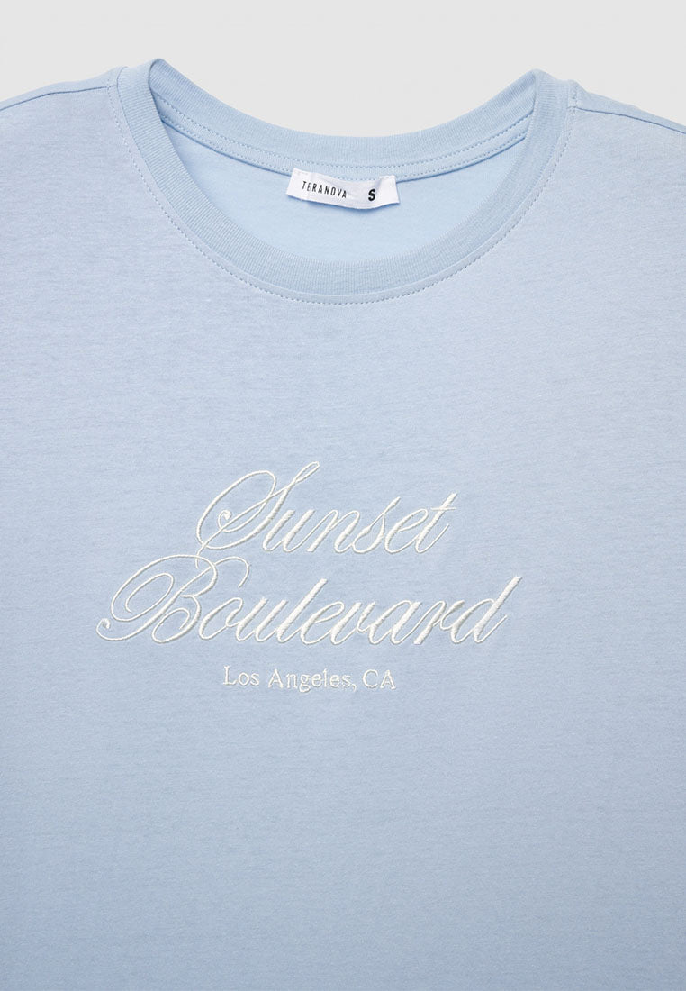 Women's Sunset Print T-shirt
