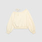 Women's Off Shoulder Cropped Sweatshirt