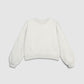 Women's Cropped Loose Fit Lounge Sweatshirt