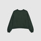 Women's Cropped Loose Fit Lounge Sweatshirt