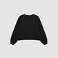 Women's Cropped Loose Fit Lounge Sweatshirt