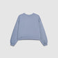 Women's Cropped Loose Fit Lounge Sweatshirt