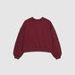 Women's Cropped Loose Fit Lounge Sweatshirt