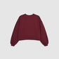 Women's Cropped Loose Fit Lounge Sweatshirt