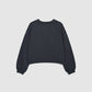 Women's Cropped Loose Fit Lounge Sweatshirt
