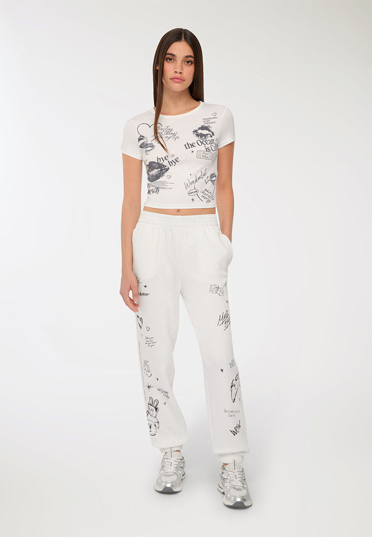 Woman Full-length gym pants