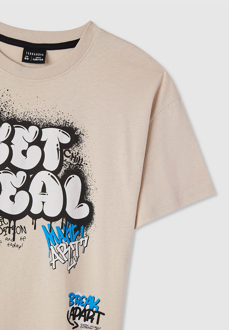 Kids Boys Short-sleeved T-shirt