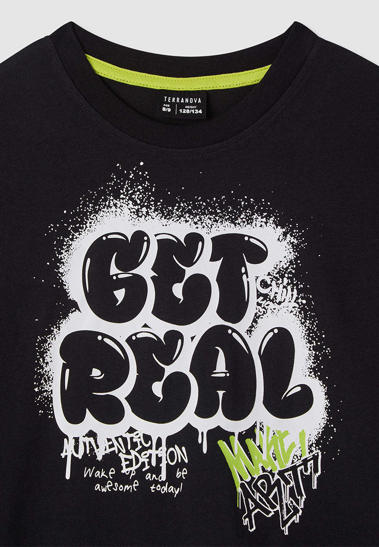 Kids Boys Short-sleeved T-shirt