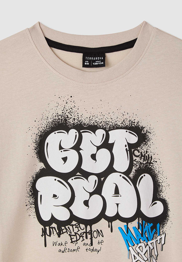 Kids Boys Short-sleeved T-shirt