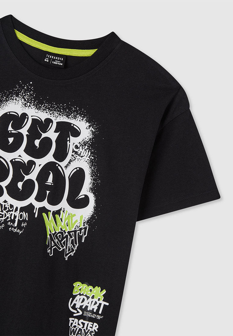 Kids Boys Short-sleeved T-shirt