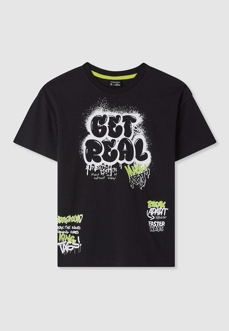 Kids Boys Short-sleeved T-shirt