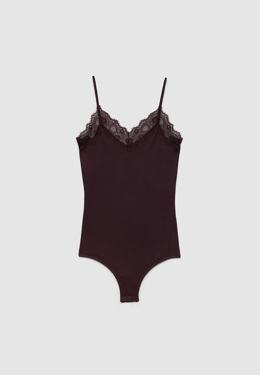 Women's Lace Camisole Bodysuit