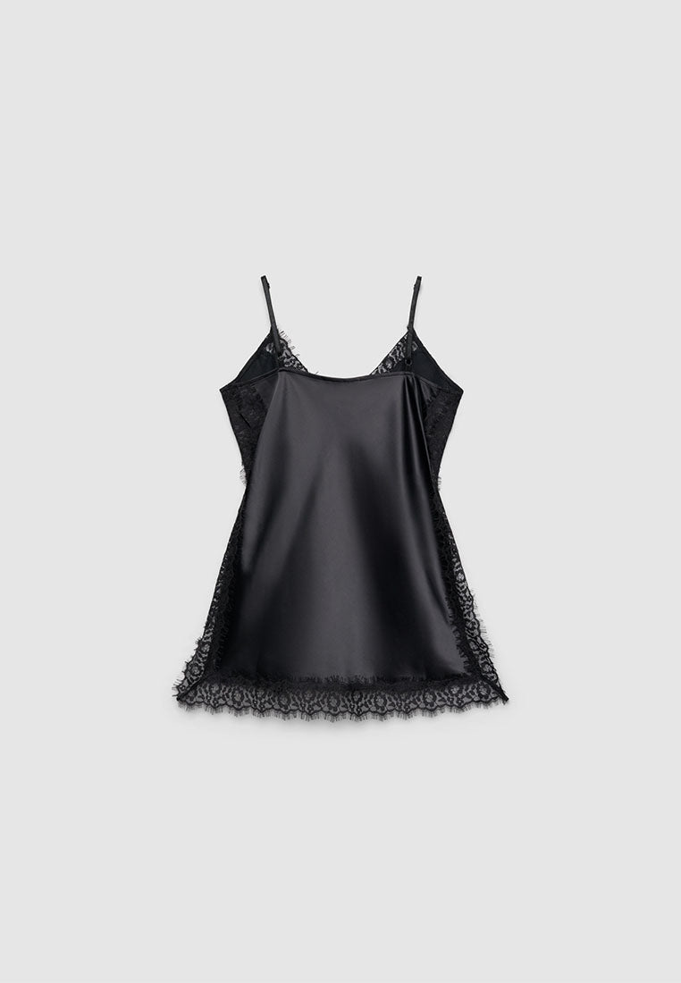 Women's Satin Lace Trim Camisole