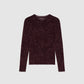 Women's Paisley Sheer Mesh Top