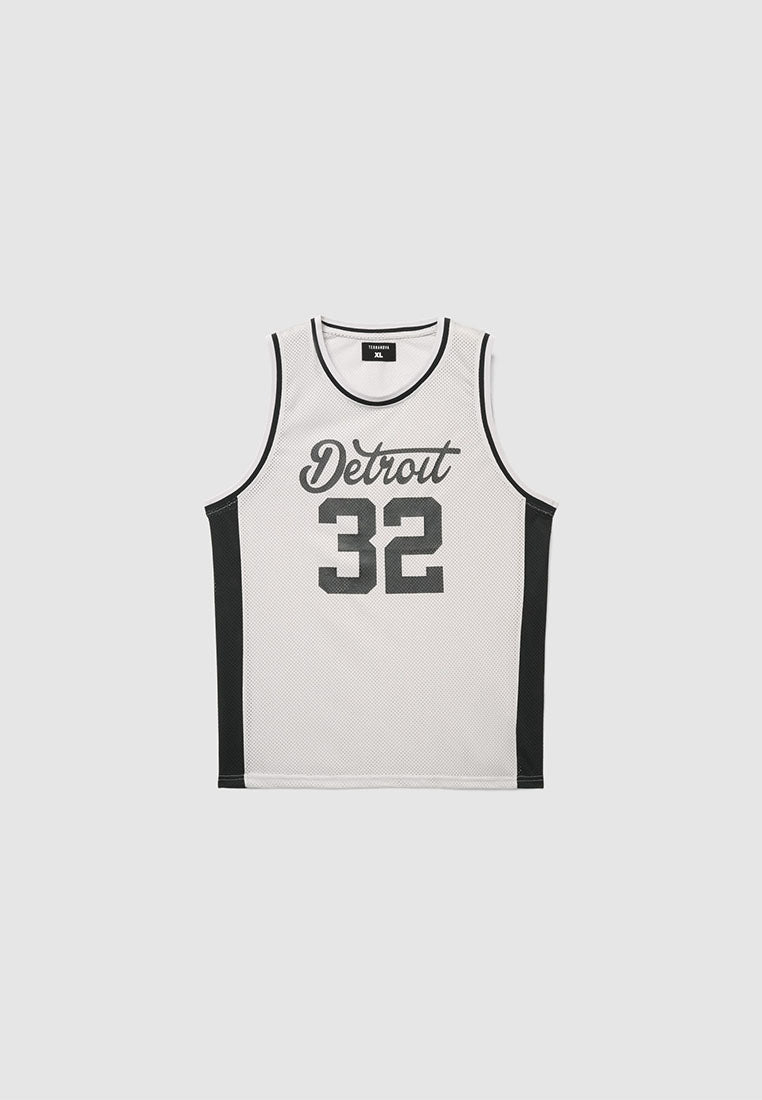 Men's Basketball Print Mesh Tank Top