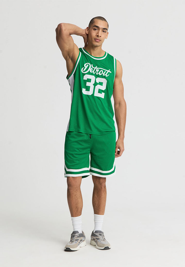 Men's Basketball Print Mesh Tank Top