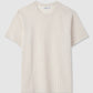Men's Striped T-shirt with Crochet effect