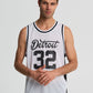 Men's Basketball Print Mesh Tank Top