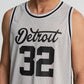 Men's Basketball Print Mesh Tank Top