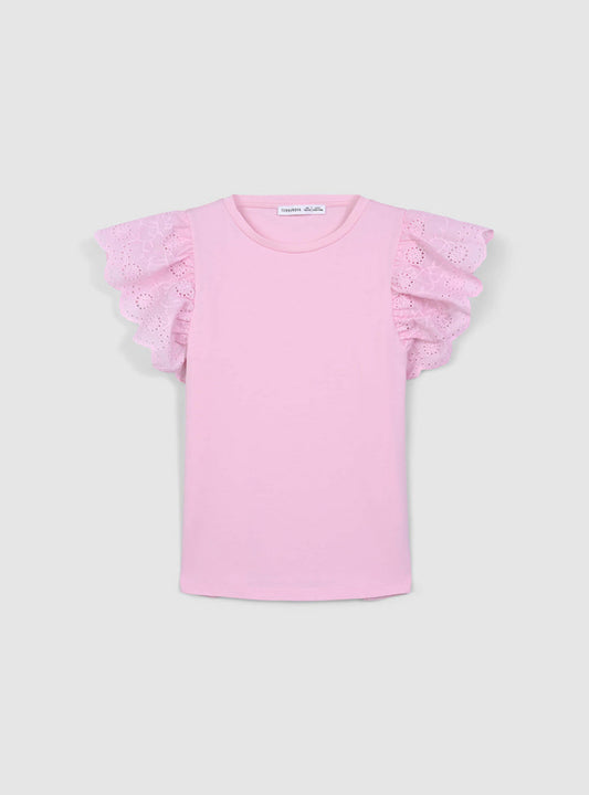 Kids Girls Short-sleeved T-shirt