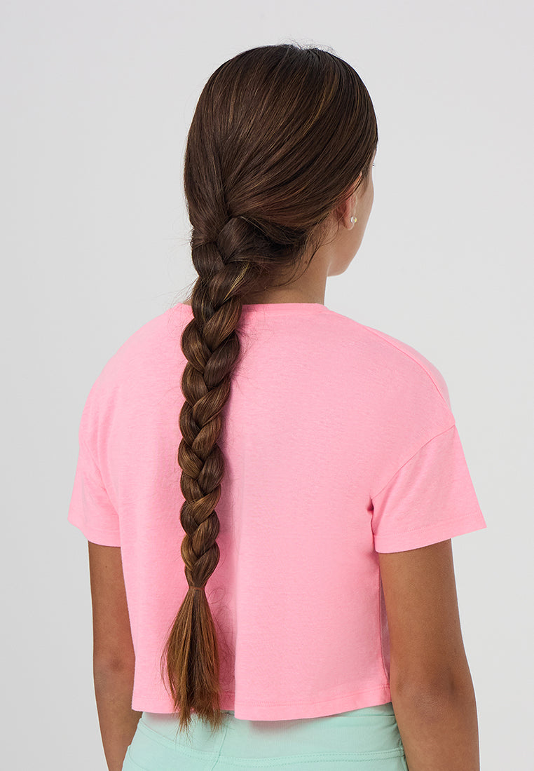 Kids Girls Short-sleeved T-shirt