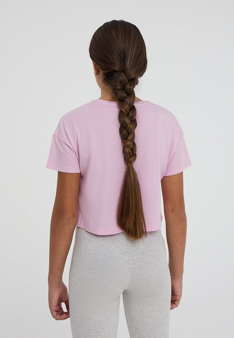 Kids Girls Short-sleeved T-shirt