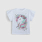 Kids Girls Short-sleeved T-shirt