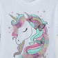 Kids Girls Short-sleeved T-shirt