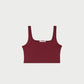 Square Neck Cropped Fit Bra Top