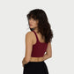 Square Neck Cropped Fit Bra Top